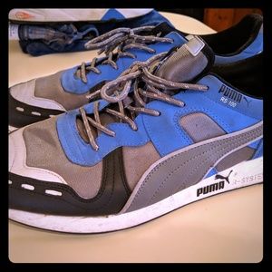 Mens Puma RS-100 R System retro shoes
